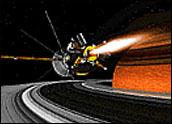 Sonda Cassini na orbicie Saturna