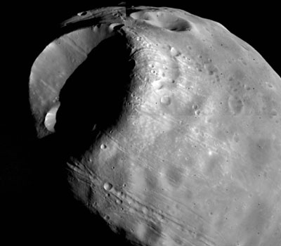 Phobos rozbije się o Marsa