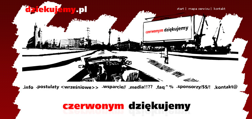 Czerwonym dziękujemy!