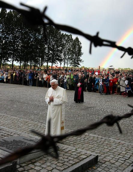 Tęcza w Birkenau