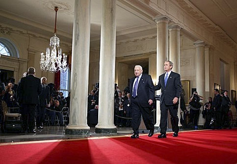 Bush: dziękujcie Sharonowi