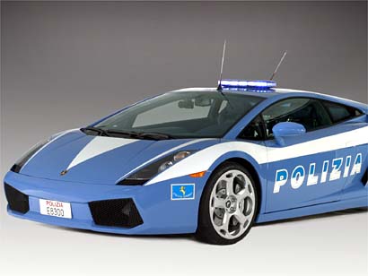 Policja w Lamborghini