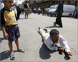 Bagdad - panika i setki ofiar