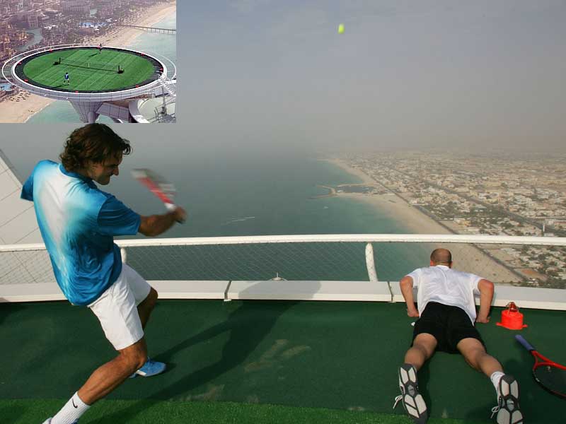 Tenis na Burj Al Arab