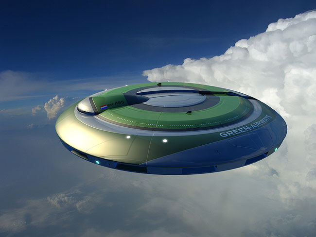 Łopata wirnika a może UFO?