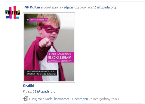 TVP Kultura wzywa do blokady legalnego marszu