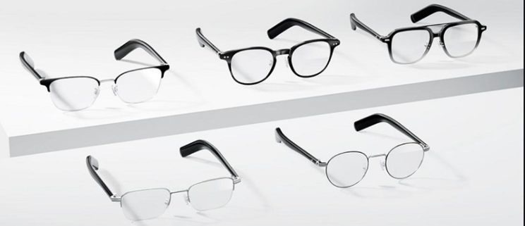 Pięć modeli okularów z jednej rodziny produktowej. Fot. materiały prasowe VR Tuoluo